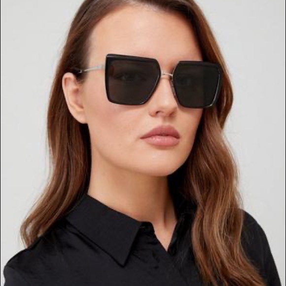 NEW PRADA PR58WS 1AB5Z1 POLARIZED WOMEN’S SUNGLASSES PRADA PR 58WS BLACK EYEWEAR - Picture 9 of 14